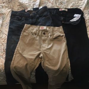 3 pairs of slim jeans